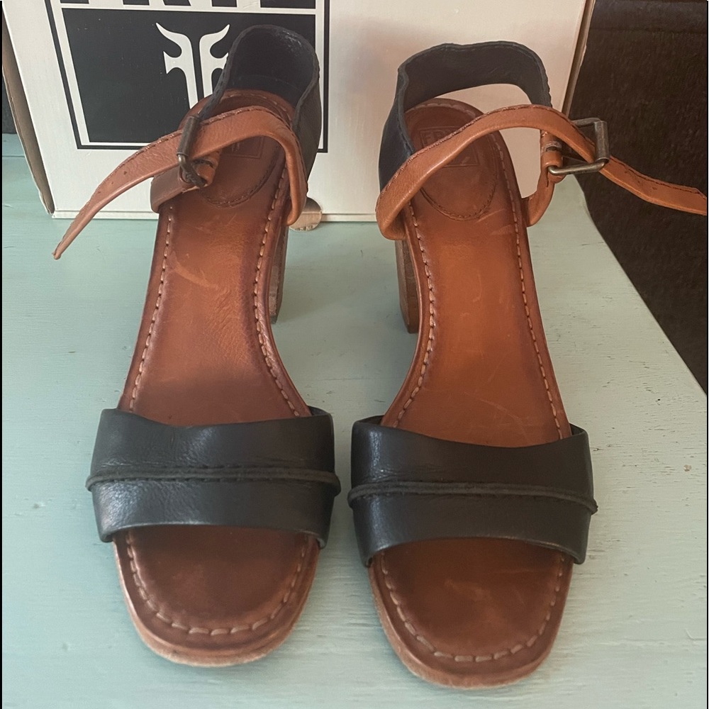 Frye heels Portia Seem- gorgeous! Size 9